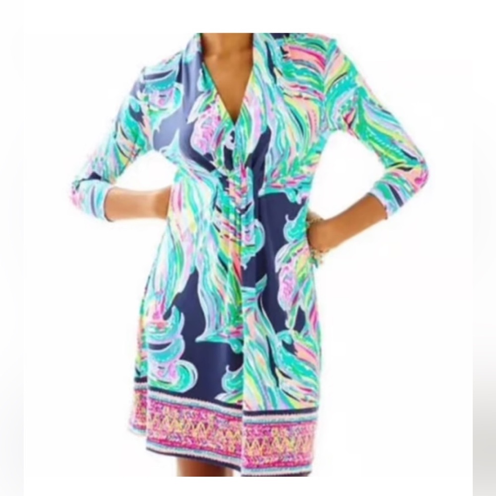 Lilly Pulitzer Margate Don’t Leave Me Hanging dress size XL